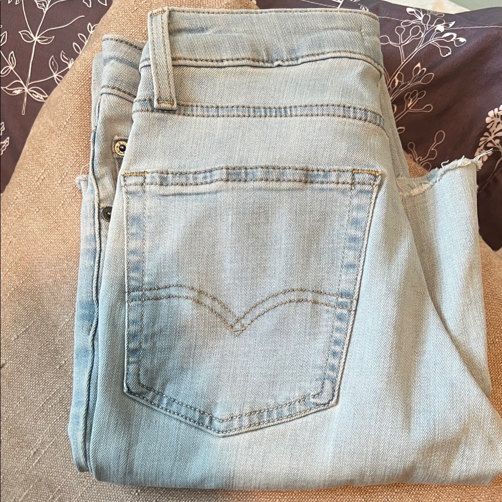 Levi's Light Blue Fit and Flare Jeans